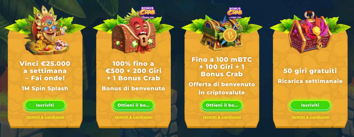Promozioni Esclusive Wazamba Casino