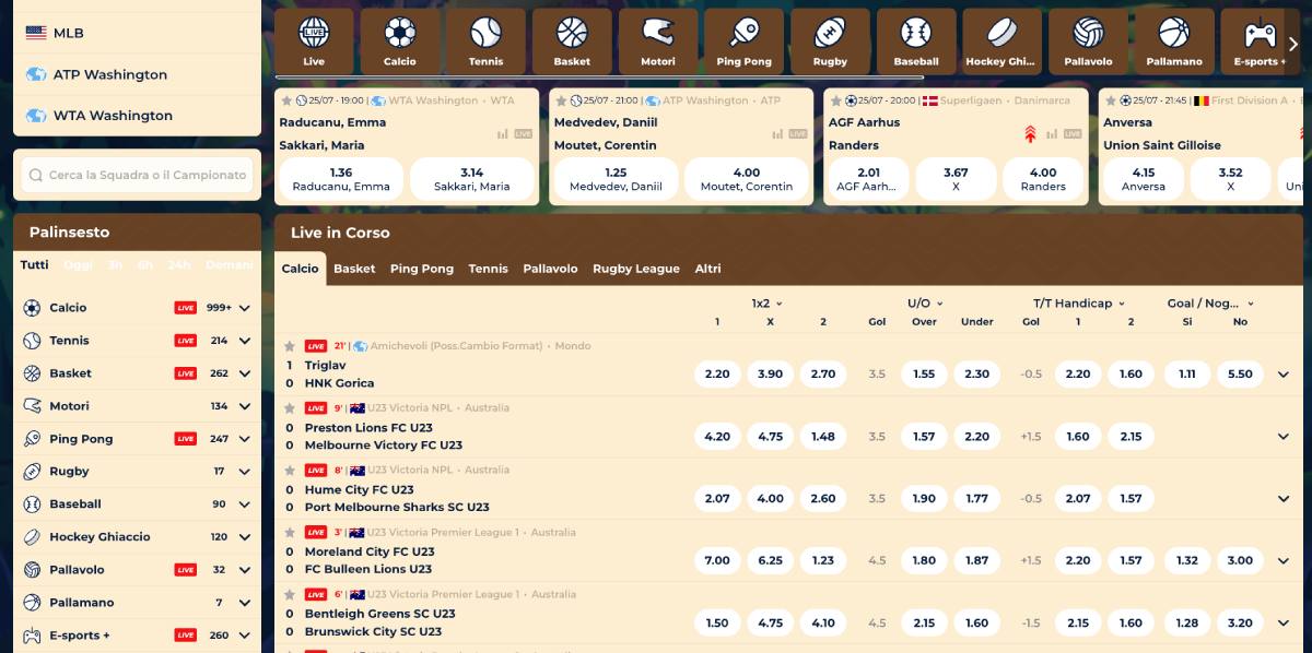 Scommesse su Wazamba